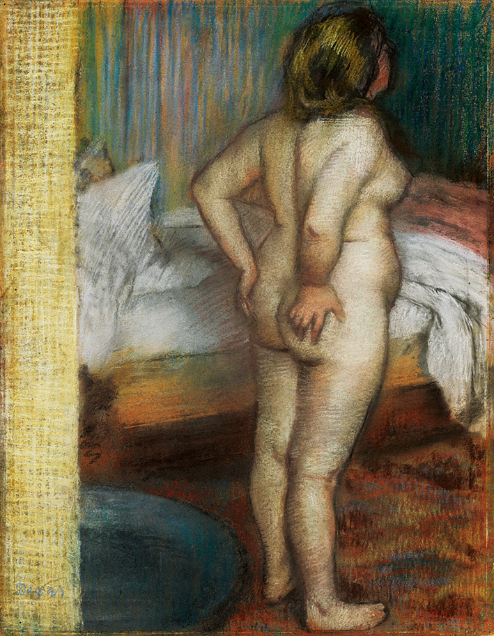  埃德加·德加 Edgar Degas—— 洗浴的裸女 (13)